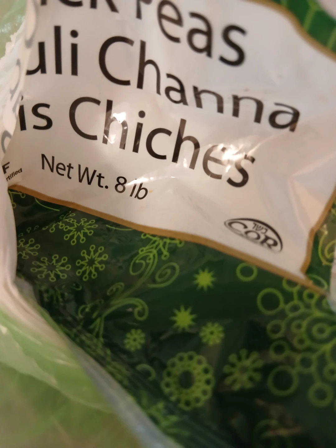 Dried Chickpeas (Chana) - 8 lb Bag - photo 2