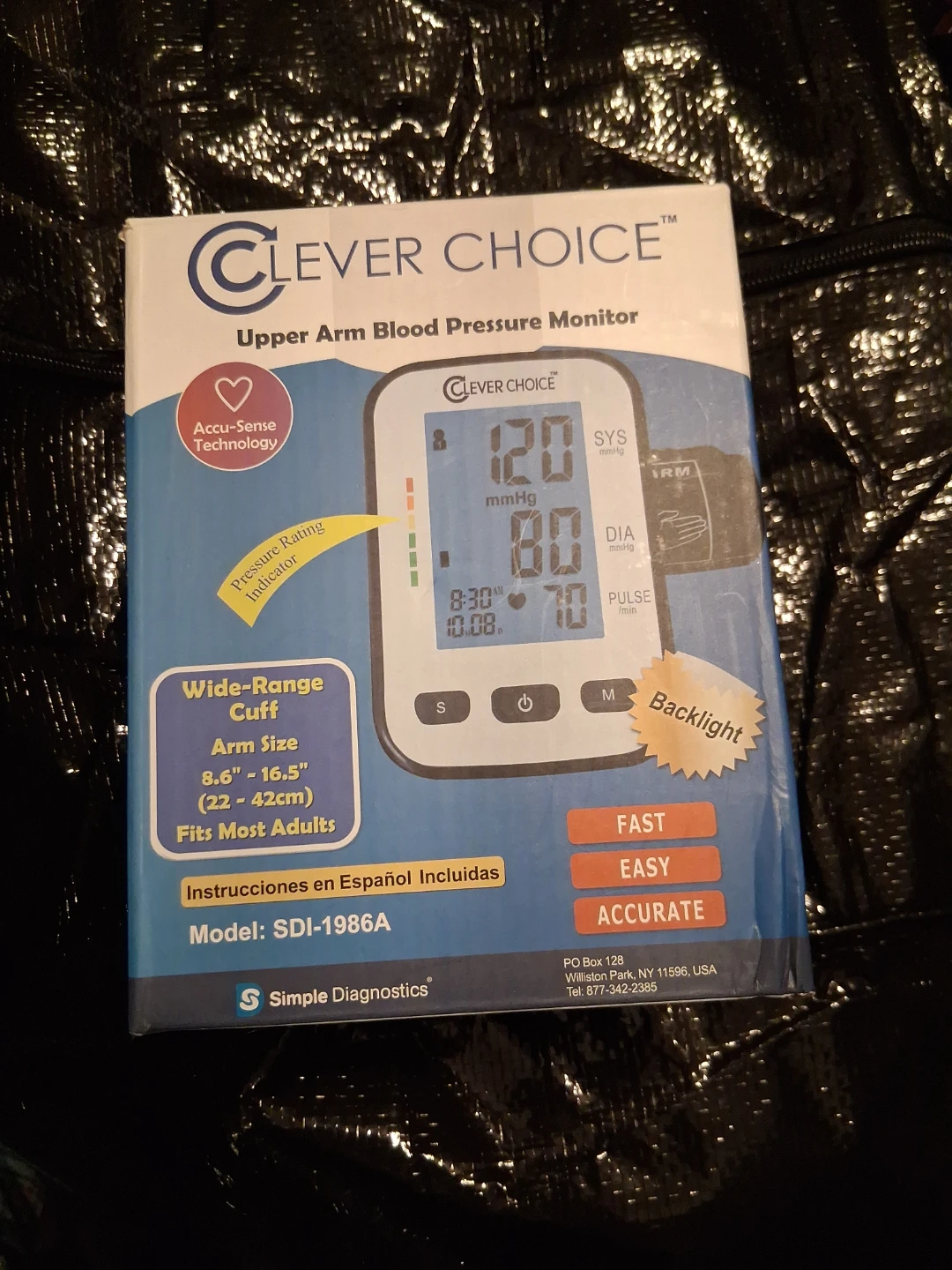 Clever Choice Upper Arm Blood Pressure Monitor SDI-1986A - photo 2