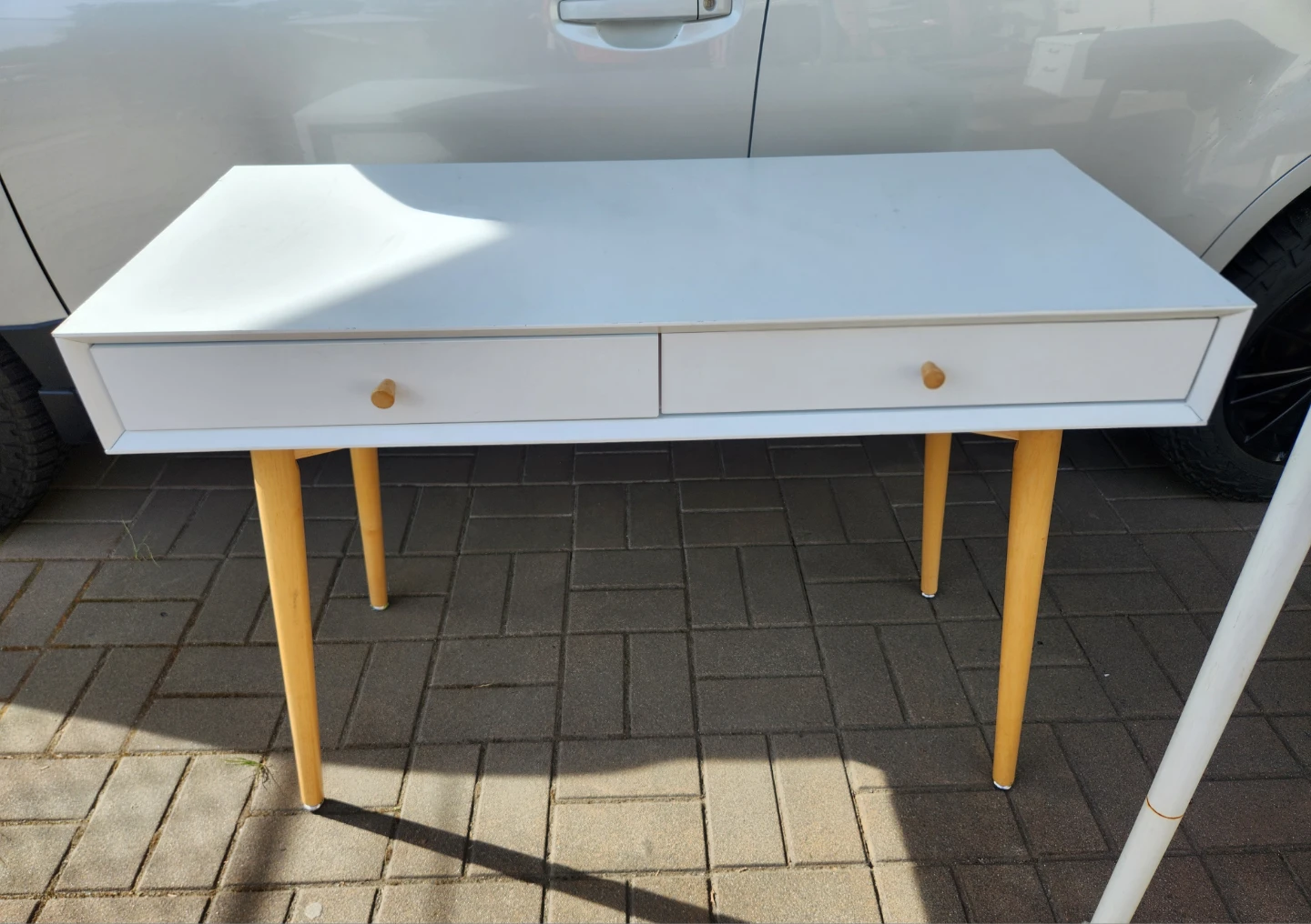 Desk with Two Drawers - photo 3