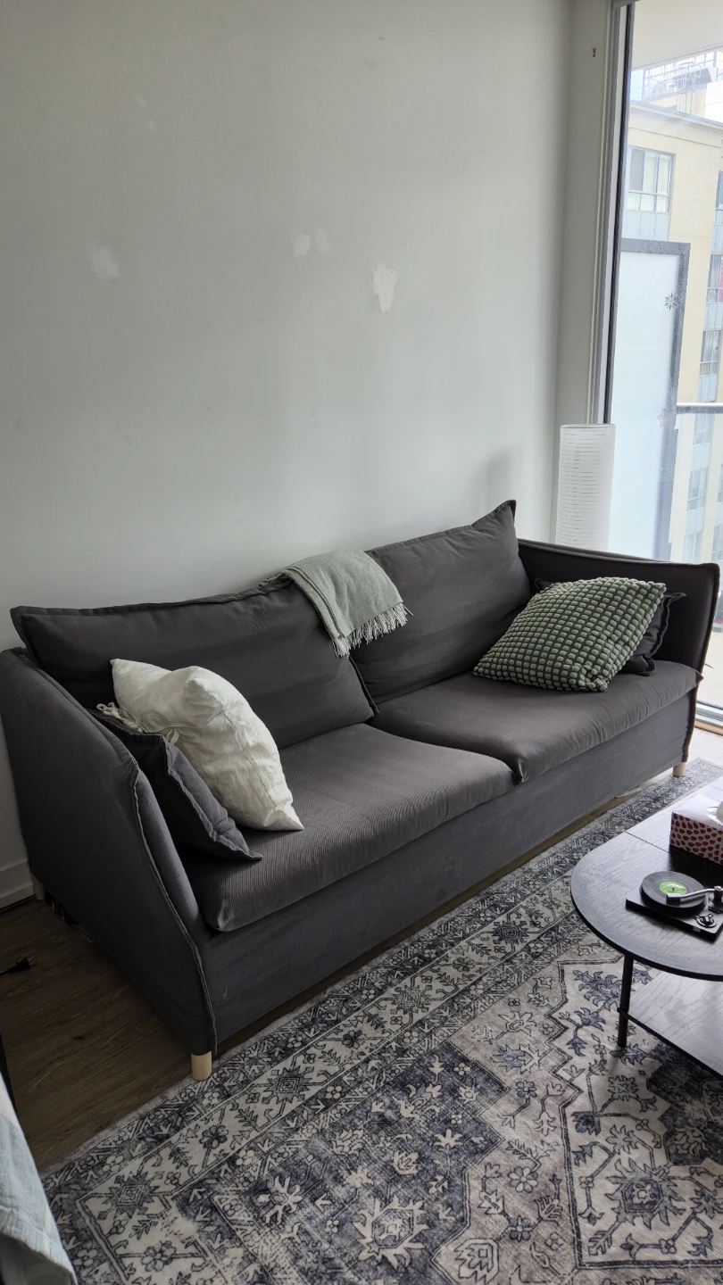 IKEA BACKSÄLEN 3-seat sofa, Hallarp grey