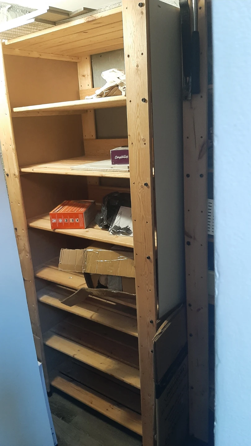 2 Wooden Shelving Unit