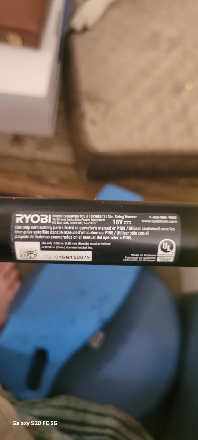 Ryobi 18V Lithium String Trimmer - photo 2