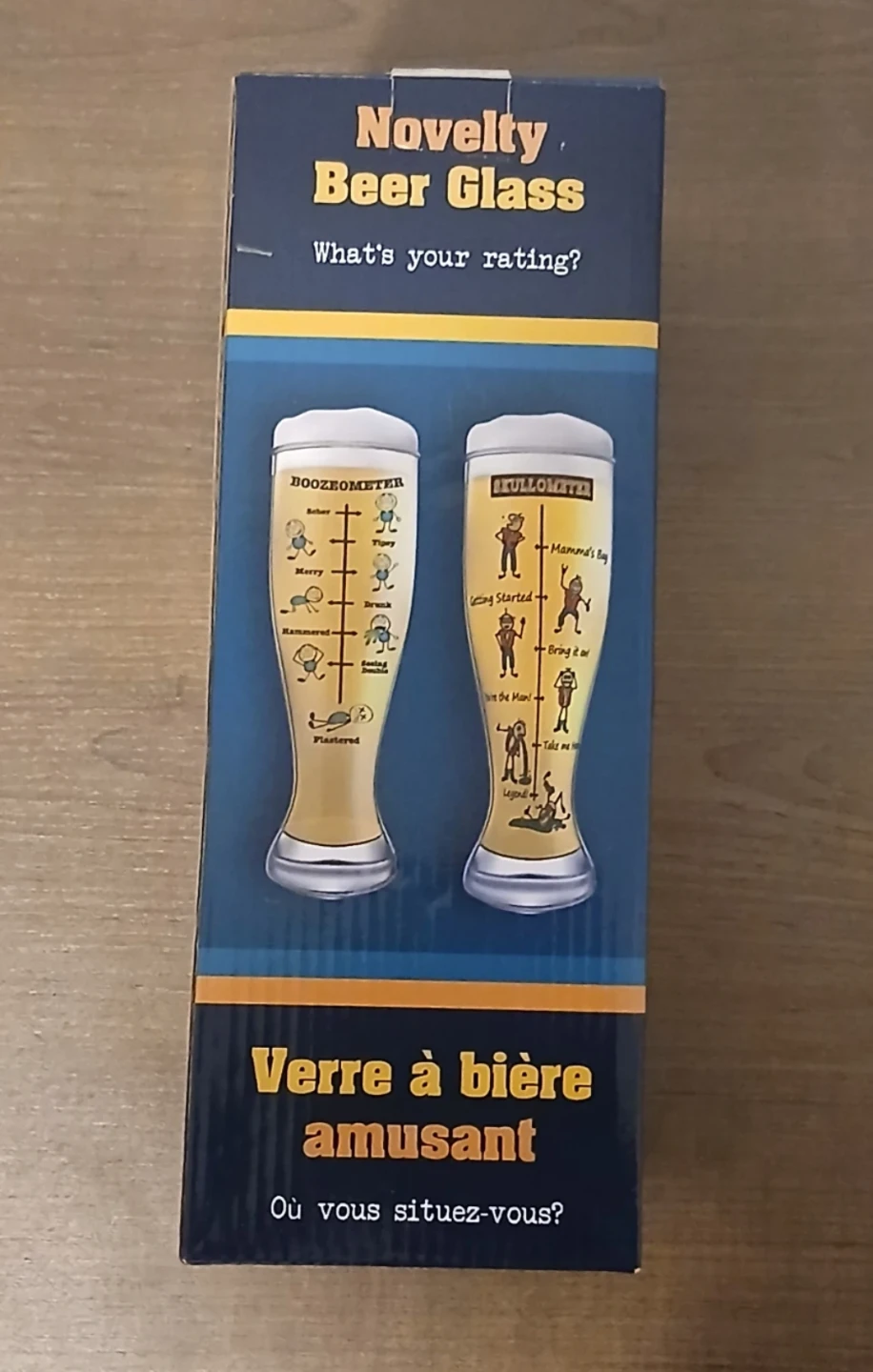 Novelty Beer Glass with Boozemeter - photo 3