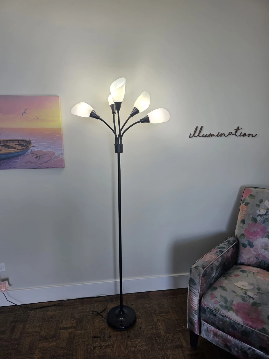 5-light adjustable gooseneck lamp - photo 2