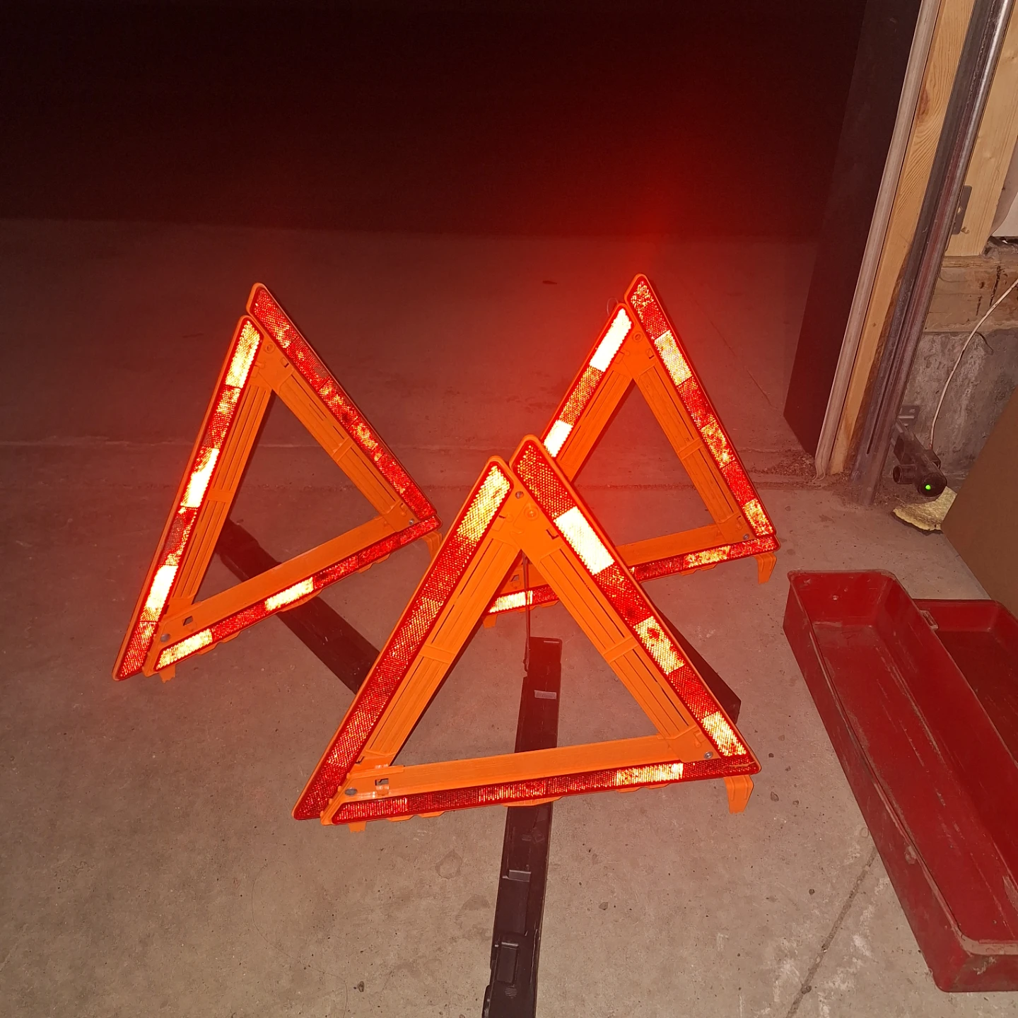 Reflective Warning Triangles (Set of 3)
