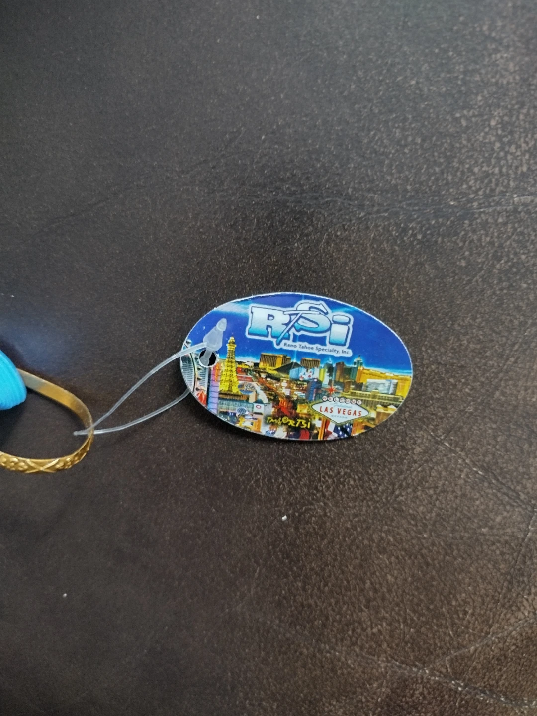 Blue Las Vegas Scenic Folding Fan ⚽ - photo 2