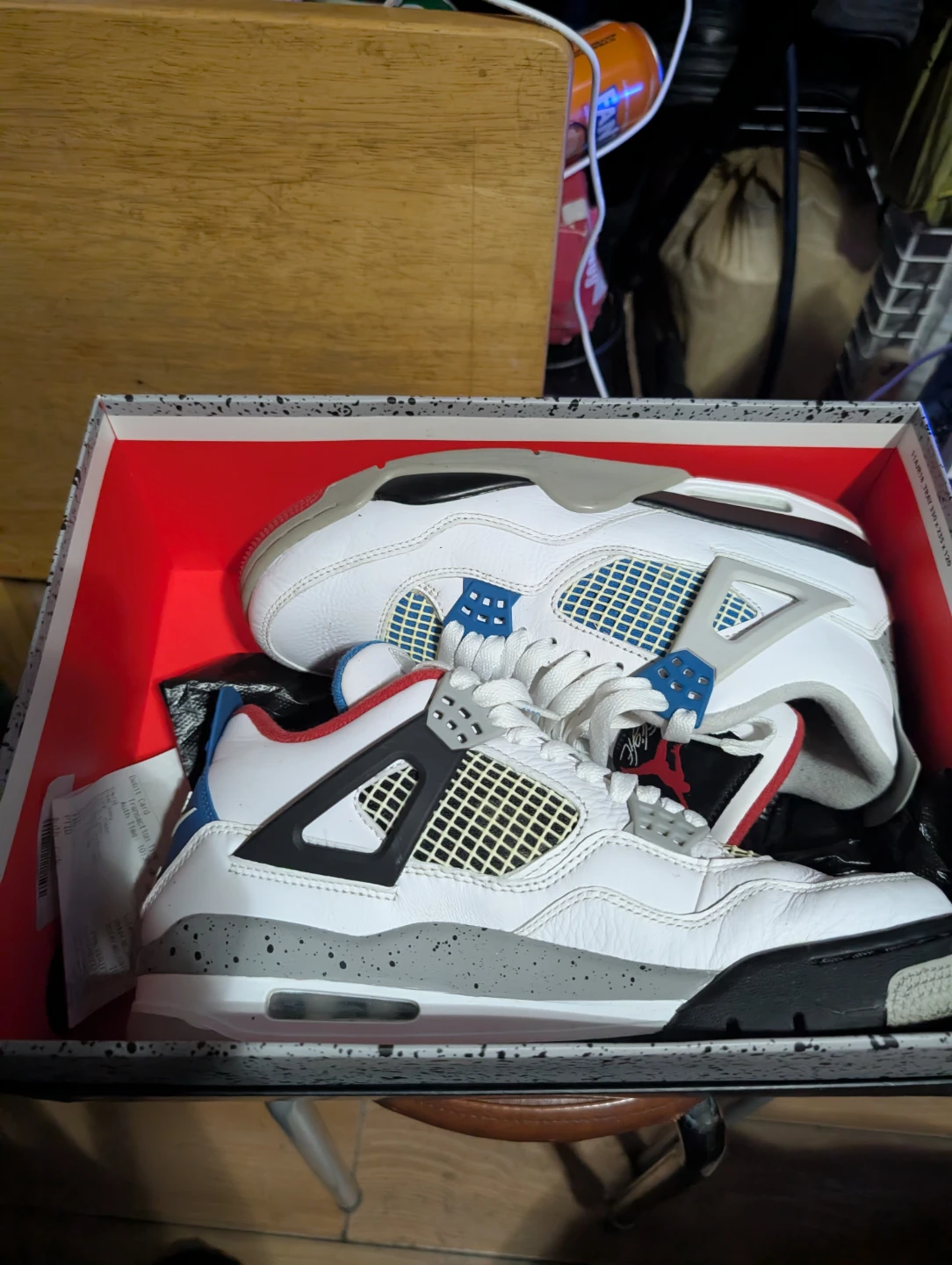 Air Jordan 4 retro OG" what the'