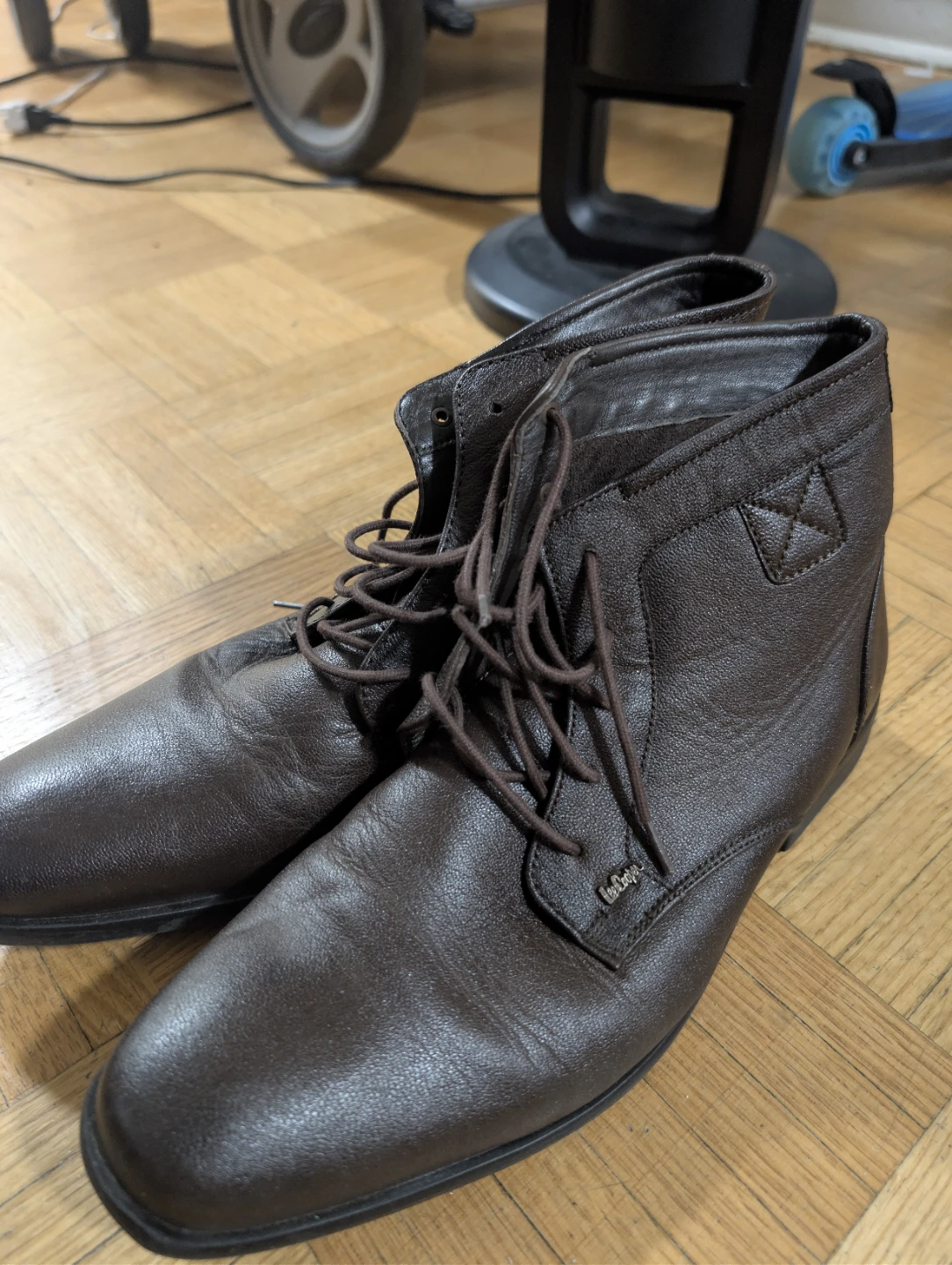 Moving Sale - Lee Cooper Brown Leather Ankle Boots