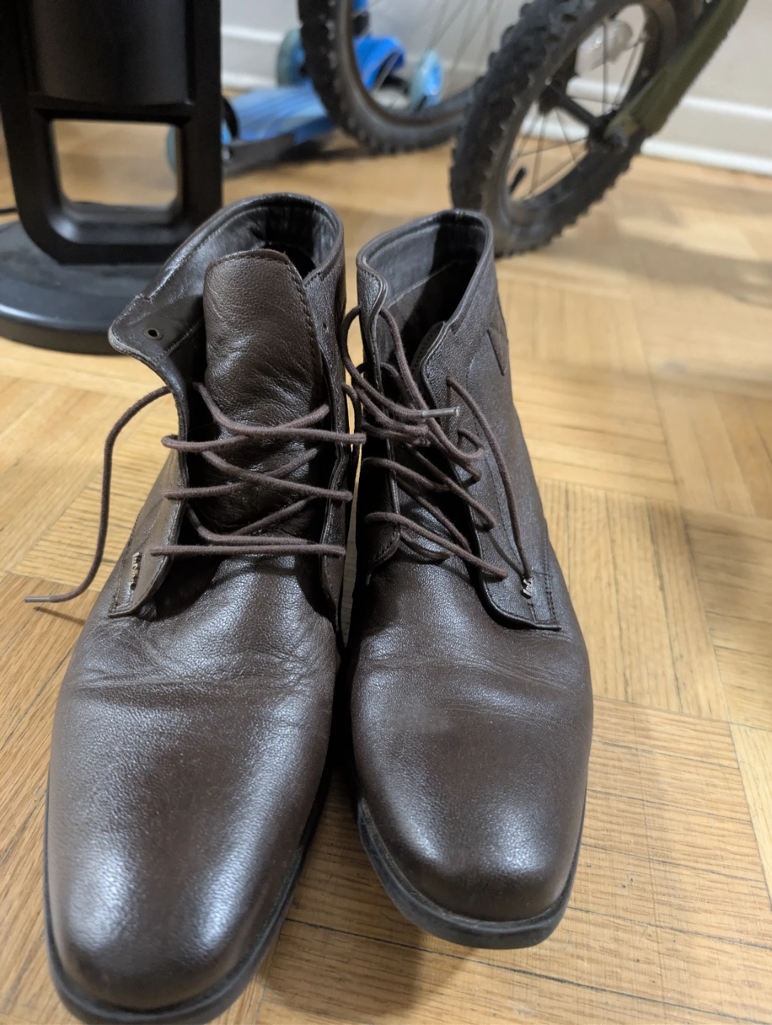 Moving Sale - Lee Cooper Brown Leather Ankle Boots - photo 2