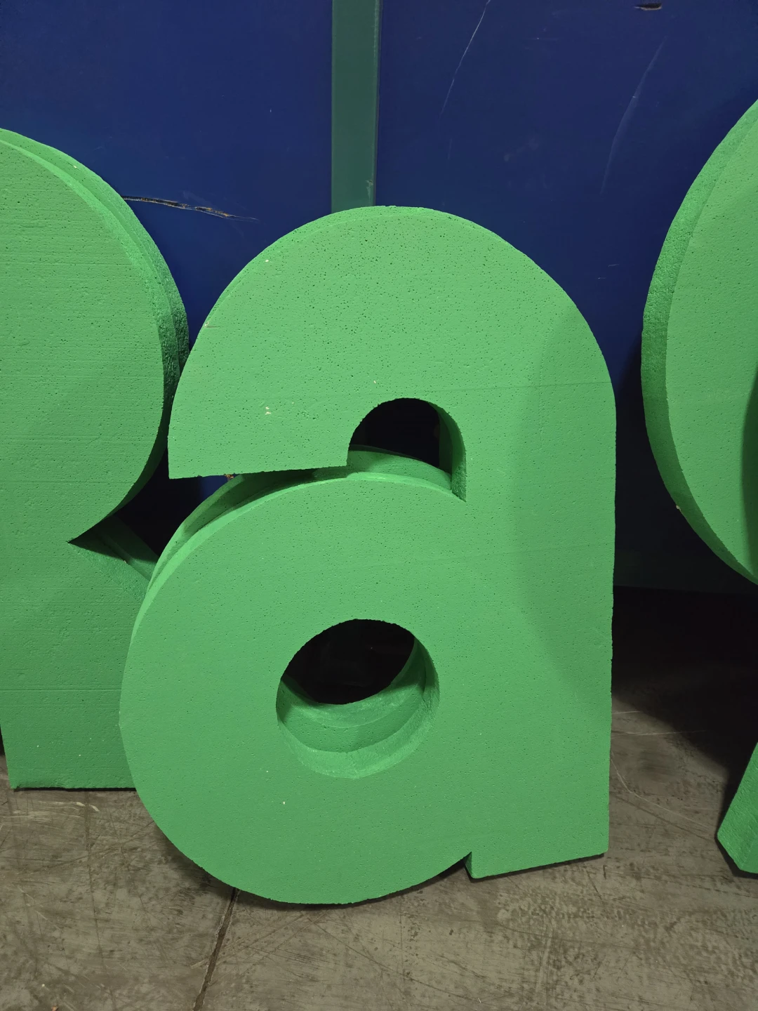 Green foam letters spelling 'BRASIL' - photo 2