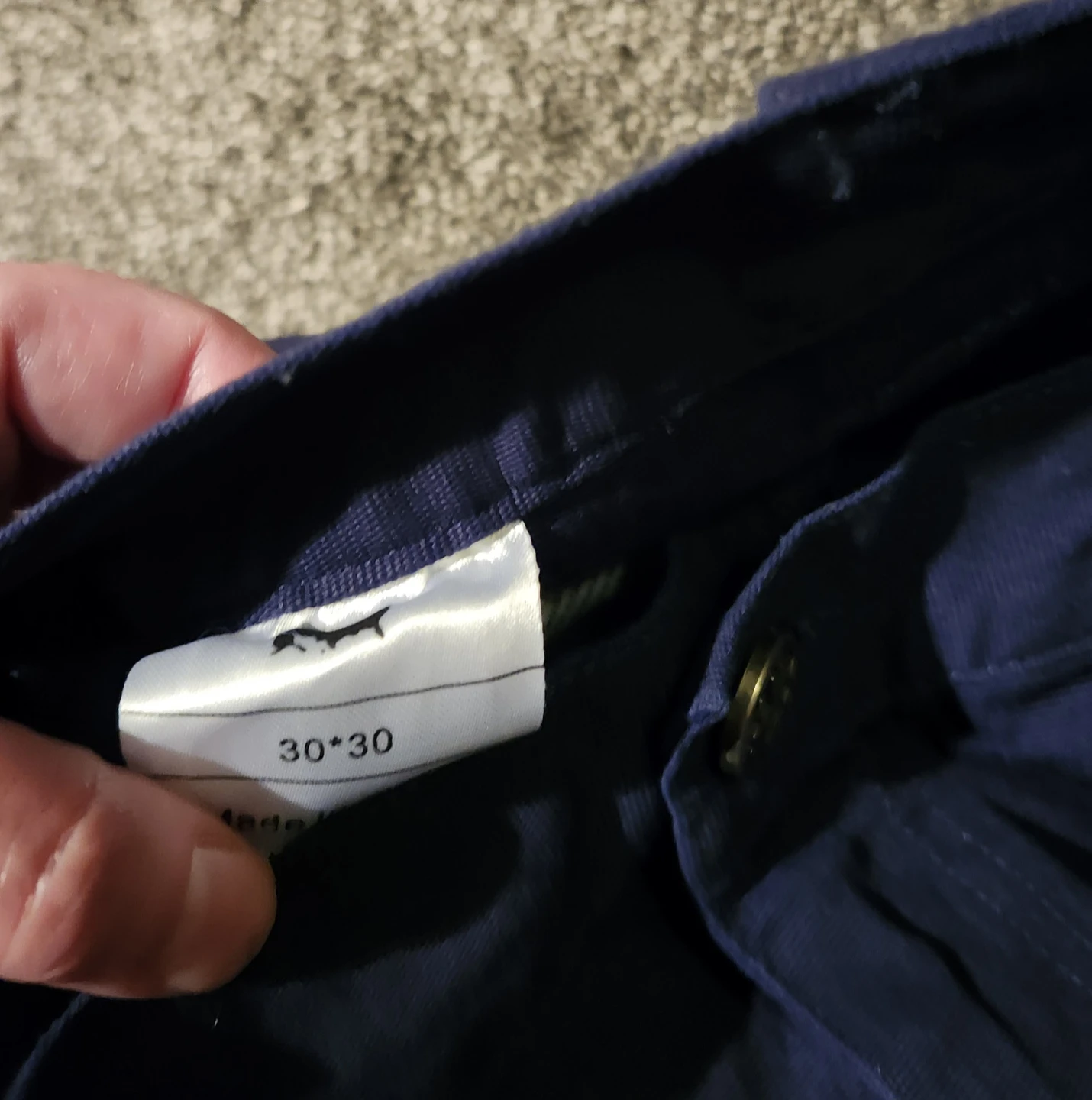 Dark Blue Cargo Pants - Size 30x30 - photo 3