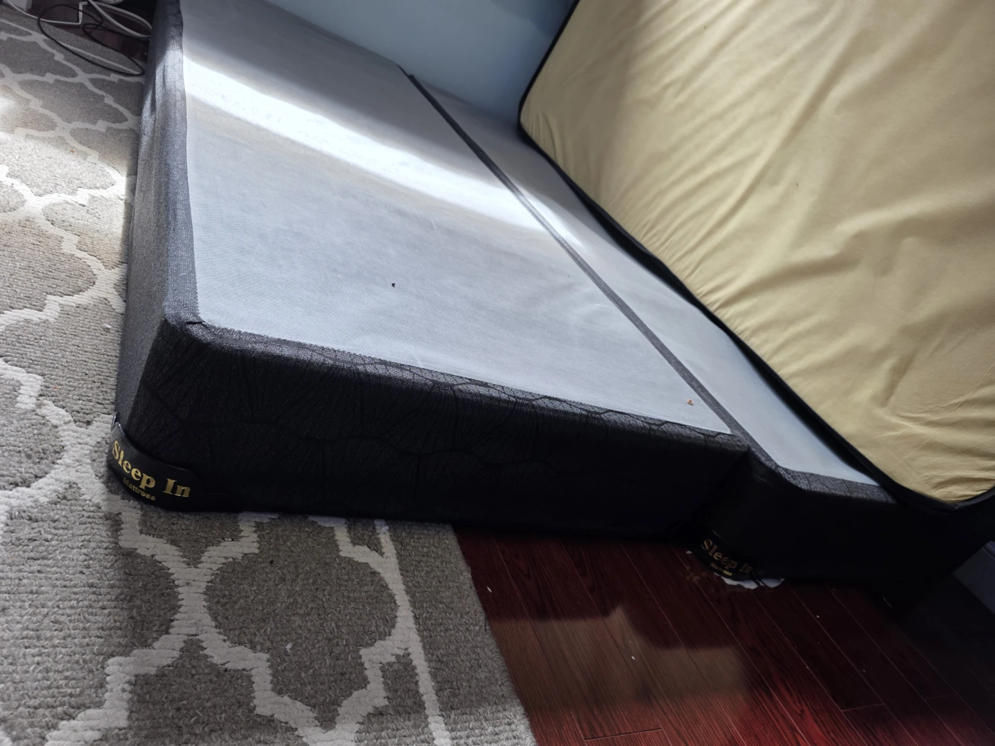 Tufted Wingback Headboard and a pair of boxes - photo 4