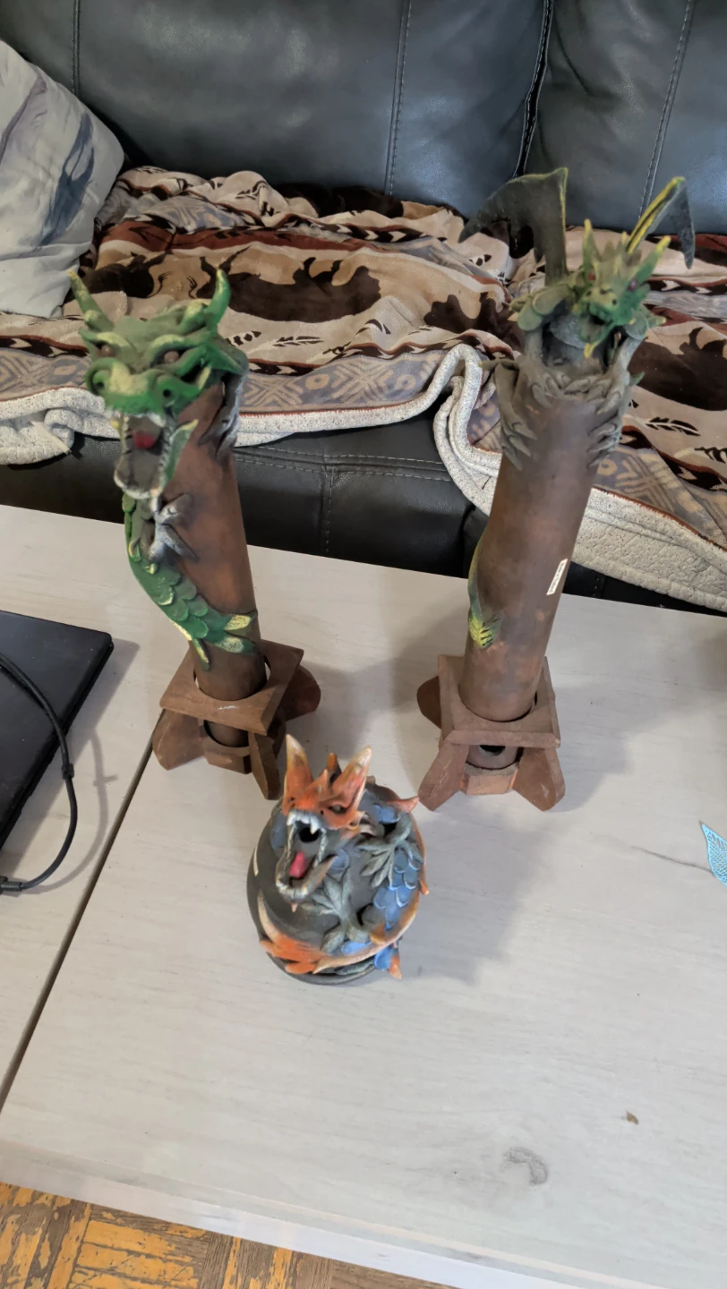 Dragon Figurines (Set of 3)