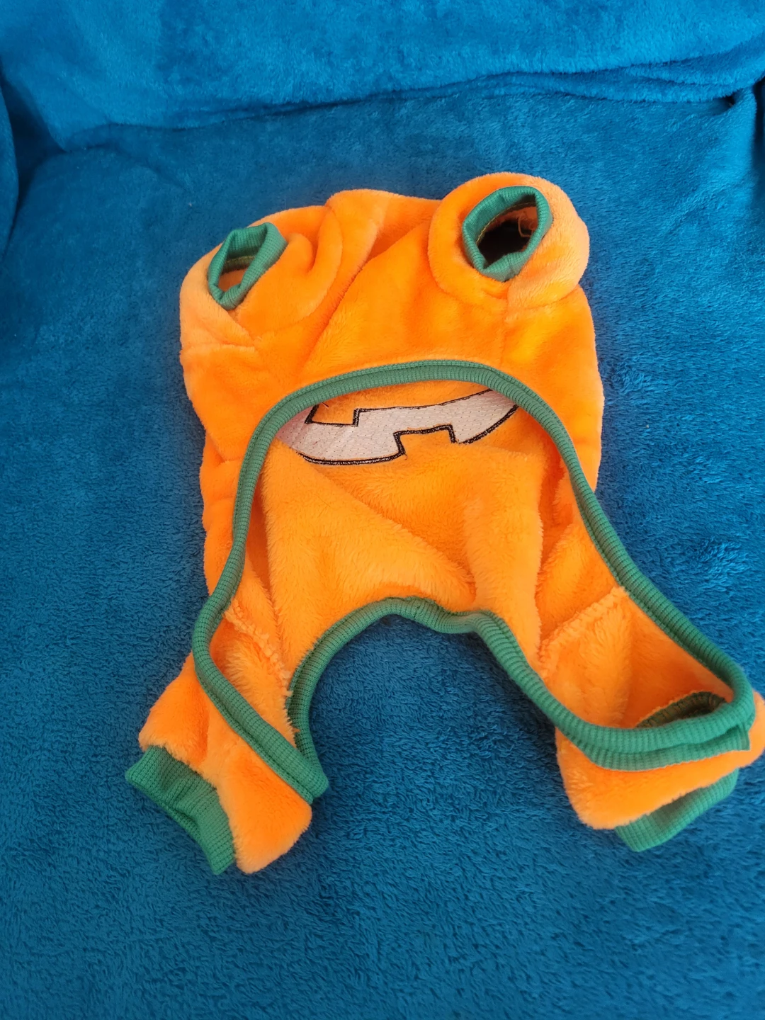 Orange Jack-o'-lantern Pet Costume - photo 2