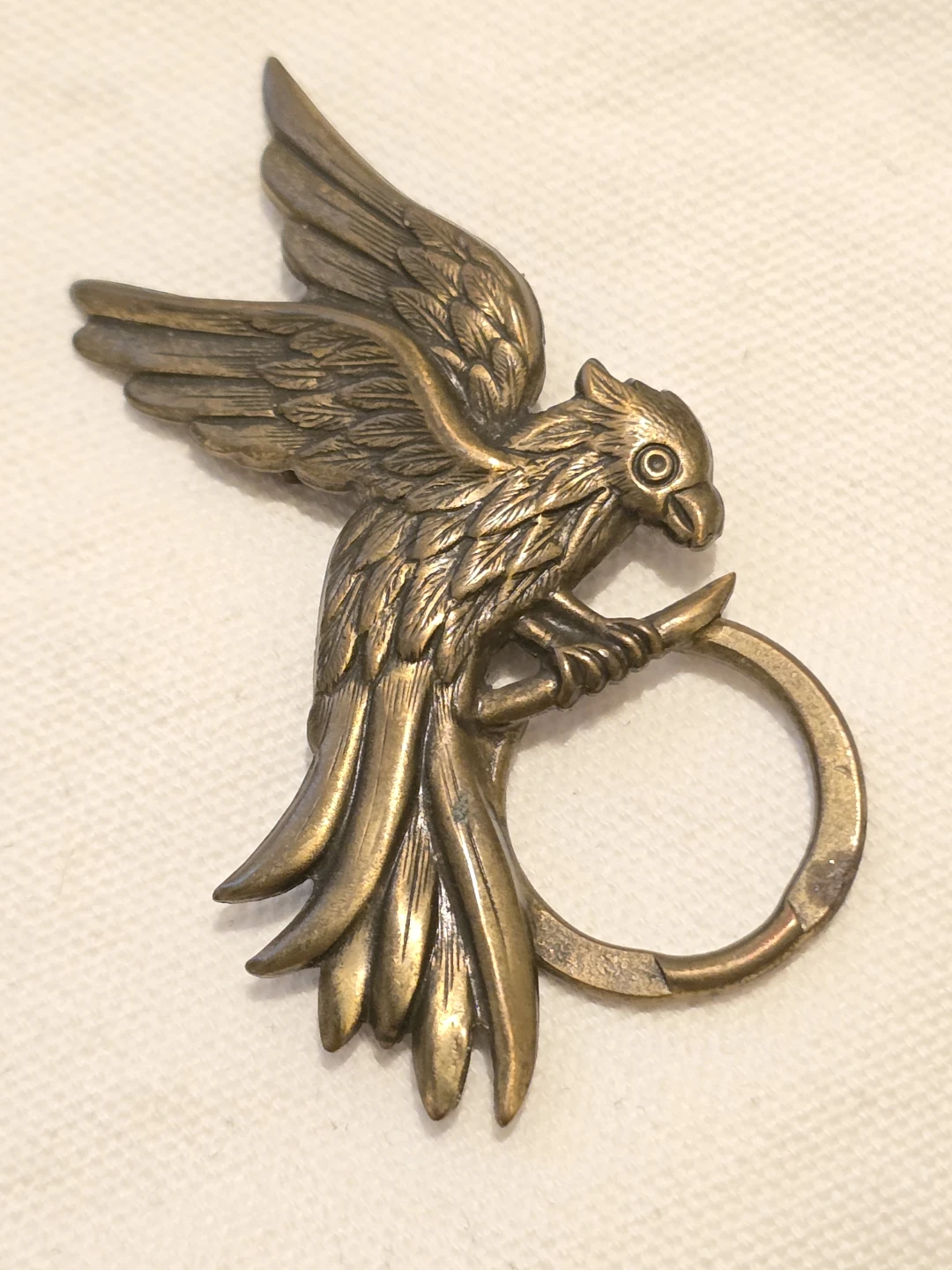 Vintage Bird Brooch with Ring