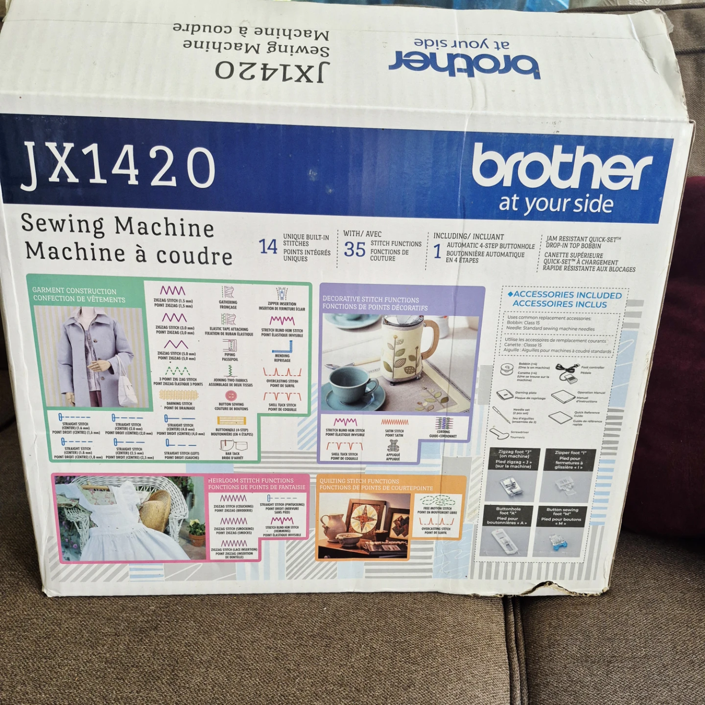 Brother JX1420 Sewing Machine - photo 2
