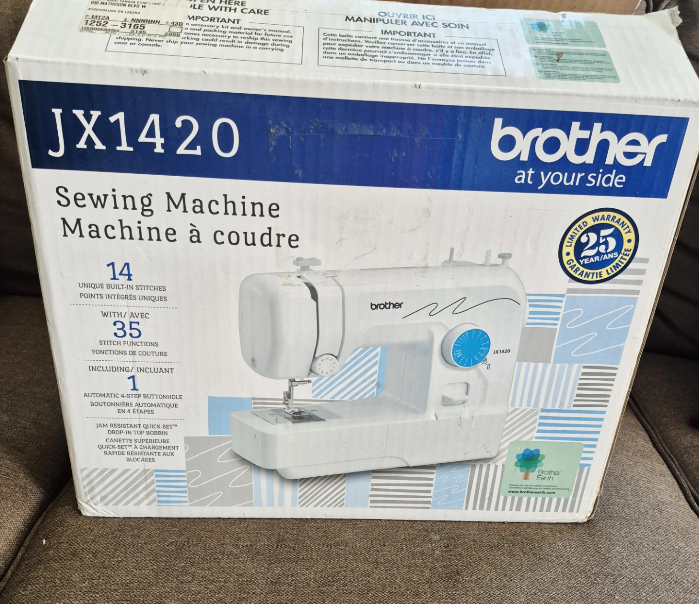 Brother JX1420 Sewing Machine - photo 4