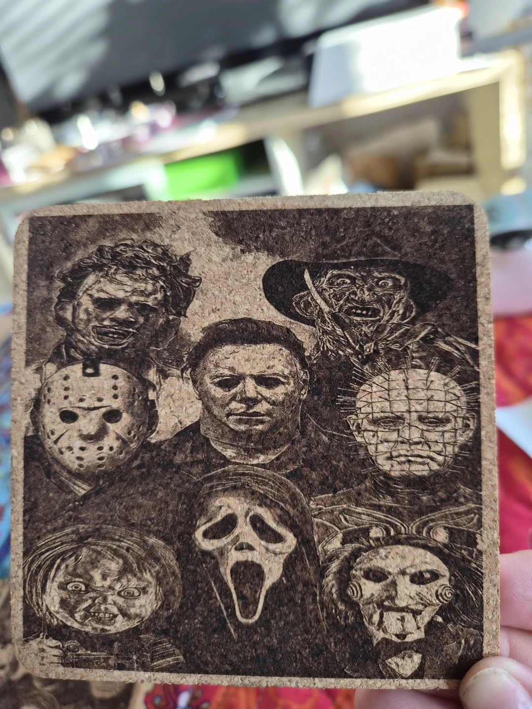 Horror Movie Character Coasters (Set of 2) - photo 2