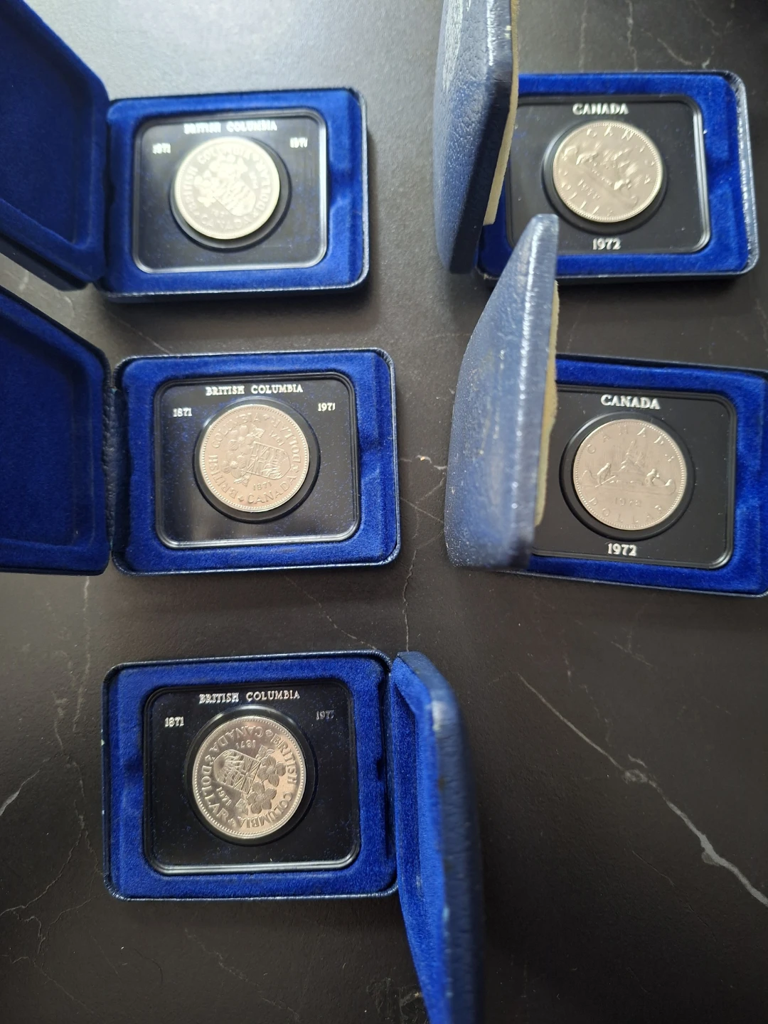Canada 1971 and 1972 Dollar Coins (Set of 5) - photo 4
