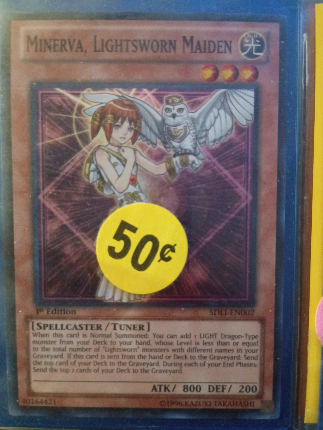 Yu-Gi-Oh! Minerva, Lightsworn Maiden SDLI-EN002⚽