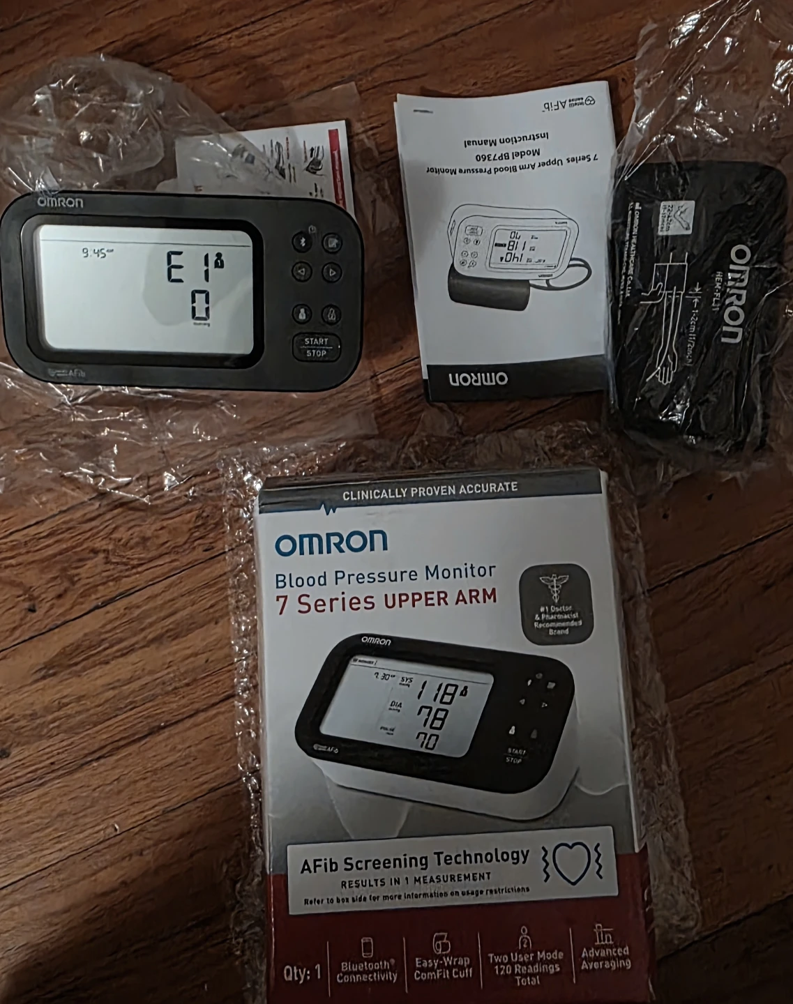 Omron 7 Series Upper Arm Blood Pressure Monitor BP7360