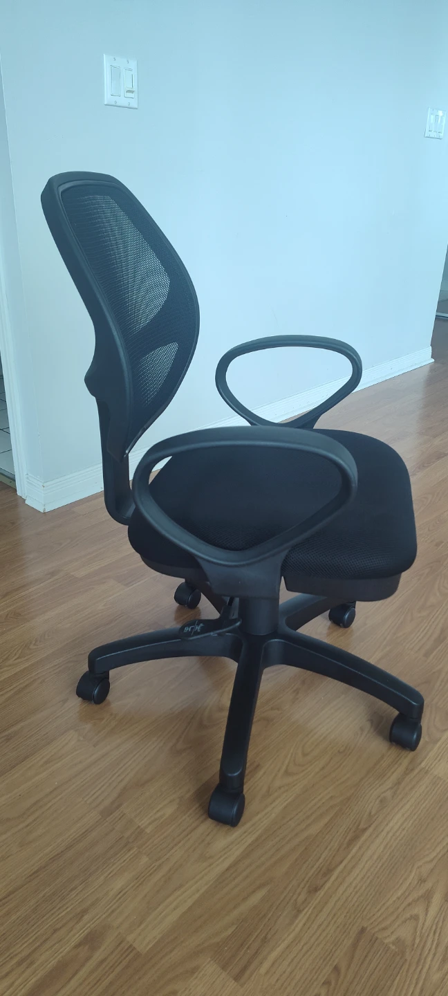 Adjustable Black Mesh Office Chair - photo 2