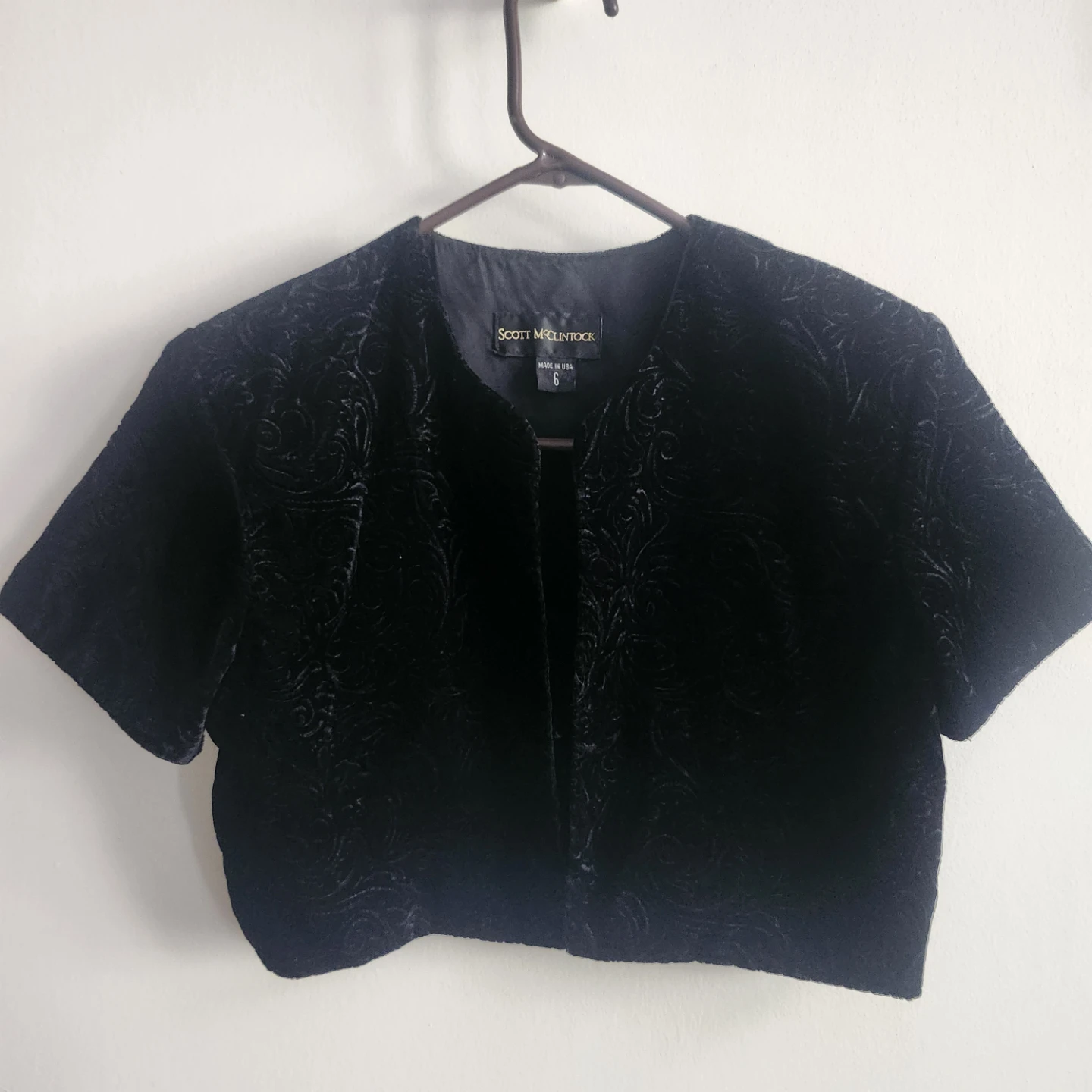 Velvet jacket