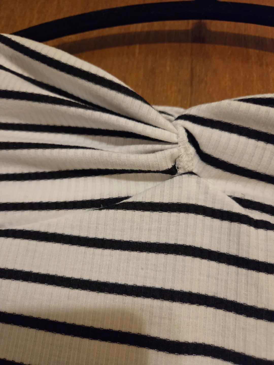 Striped Strapless Maxi Dress - photo 2