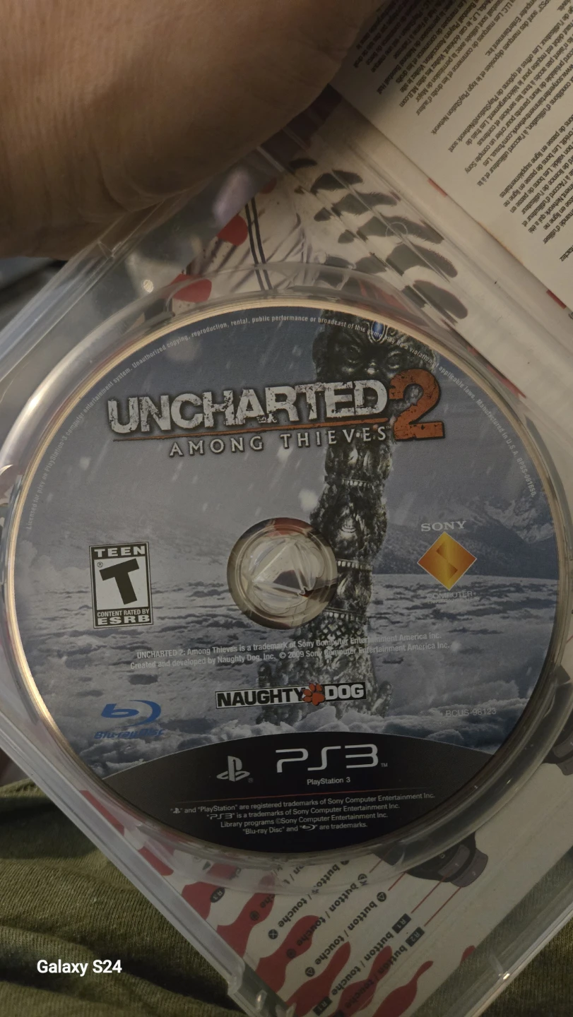 Uncharted 2: Among Thieves PS3 Game Disc only