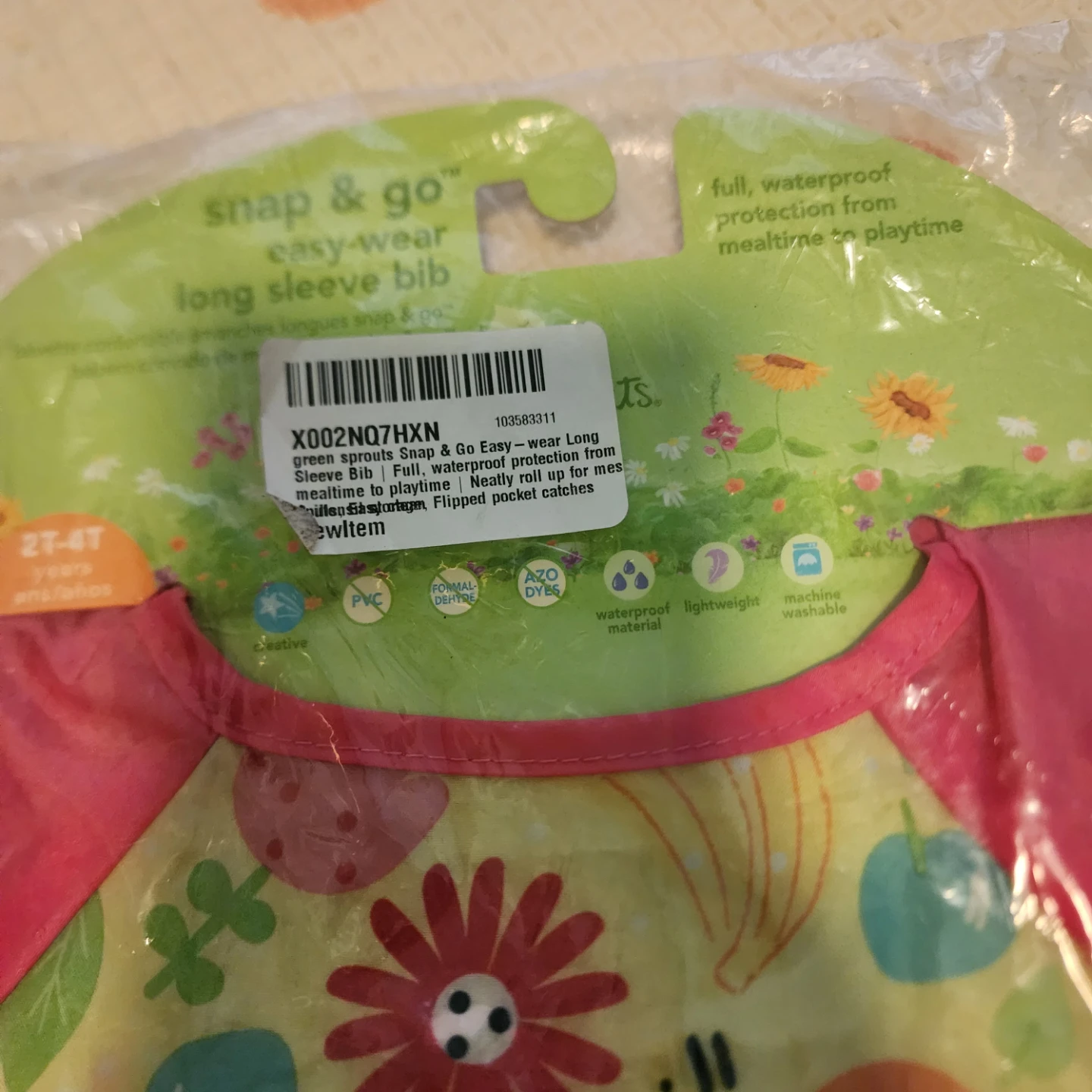 Snap & Go Easy-Wear Long Sleeve Bib - photo 2