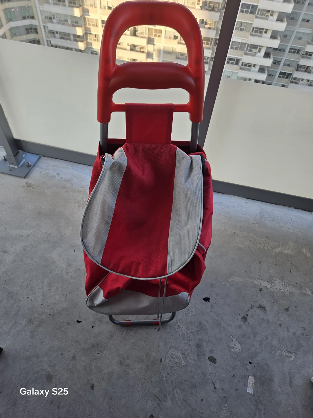 Red Shopping Cart Trolley Bag - photo 3