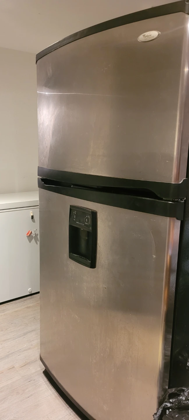 Stainless Whirlpool Refrigerator