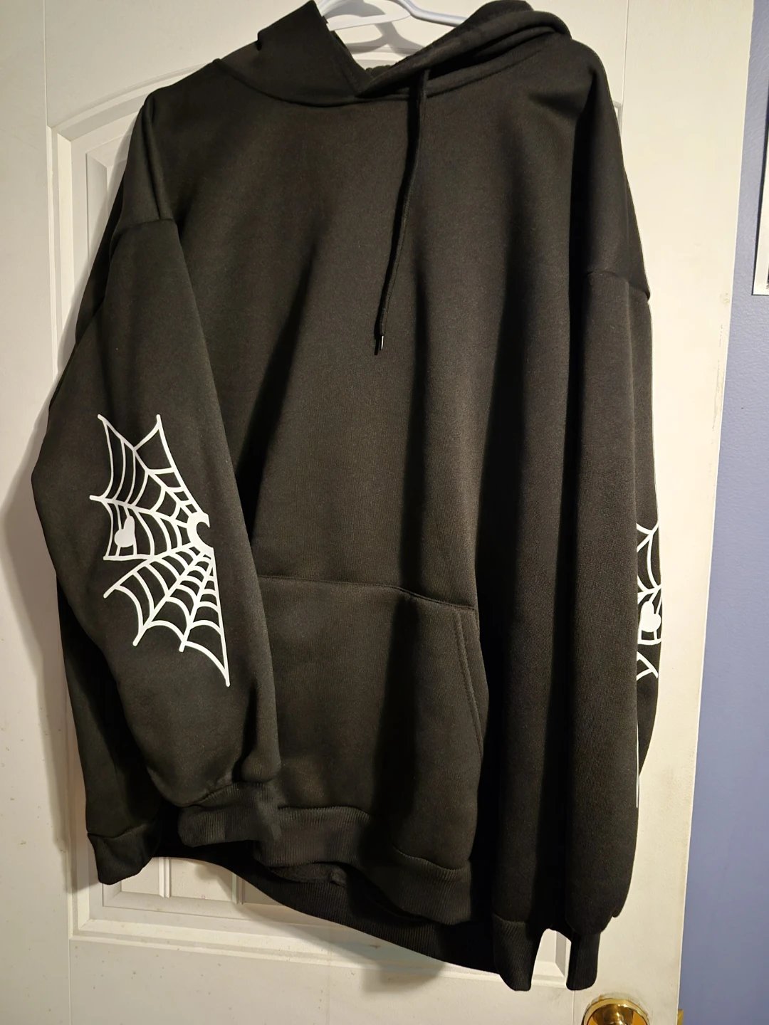Black Spiderweb Hoodie 4xl - photo 2
