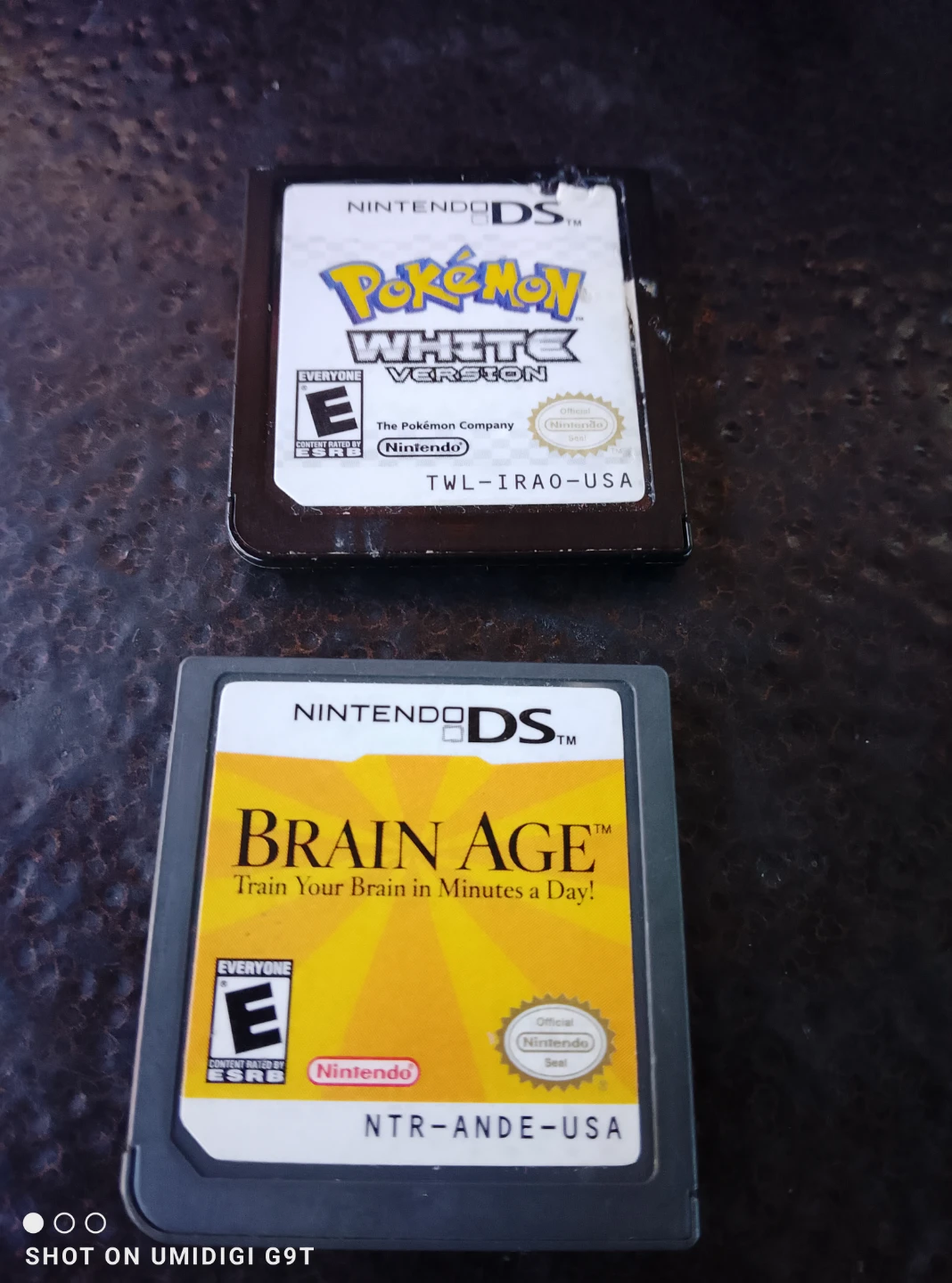 Nintendo DS Pokemon White & Brain Age Games