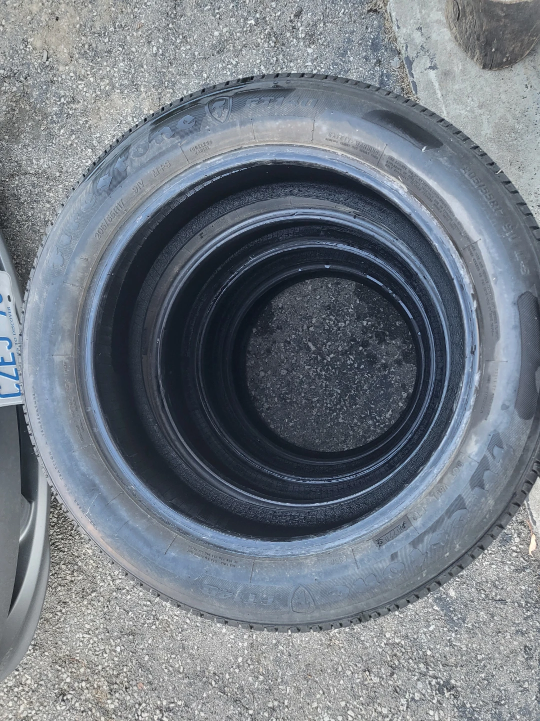 Set of 4 Tires - 205/55R17