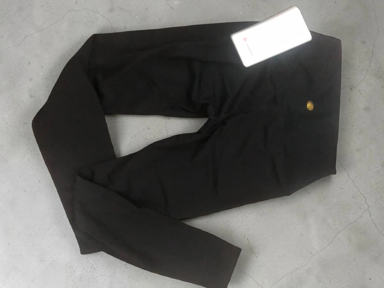Lululemon Black Zip-Up Jacket and Leggings Set - photo 3