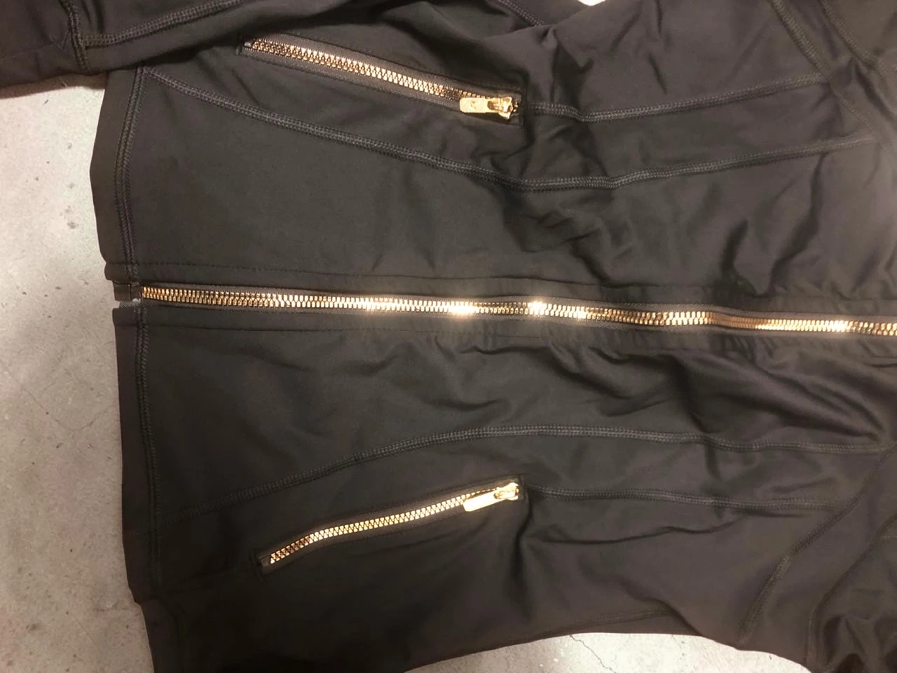 Lululemon Black Zip-Up Jacket and Leggings Set - photo 4