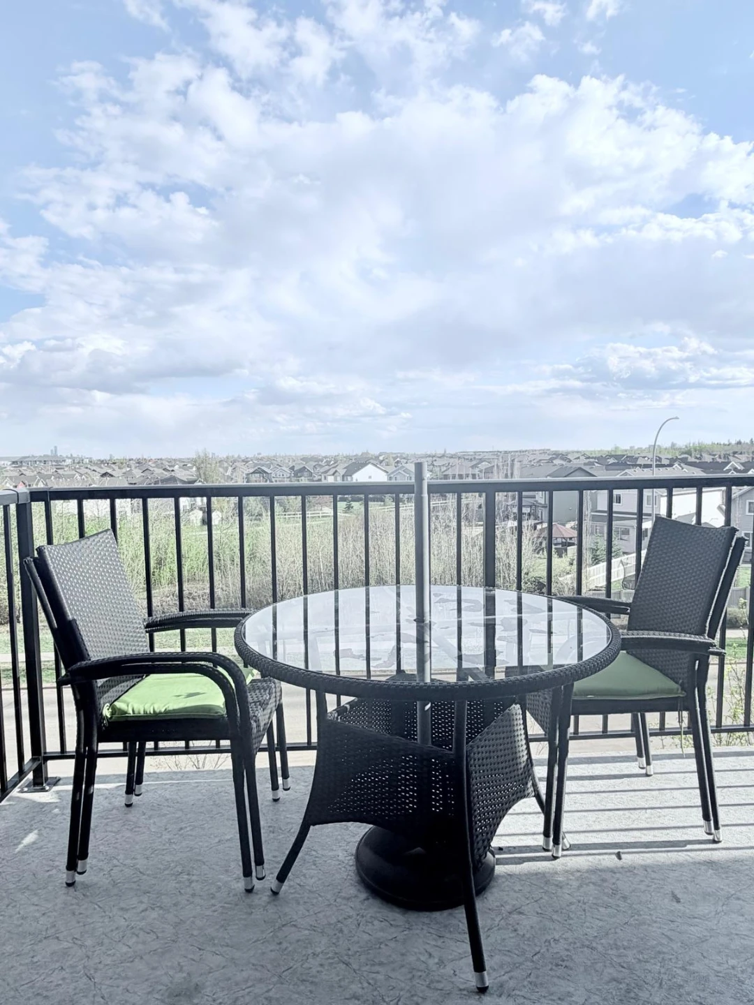 Wicker Patio Table and Chairs Set