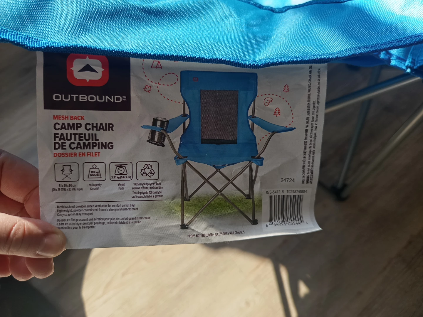 Outbound Mesh Back Camp Chair