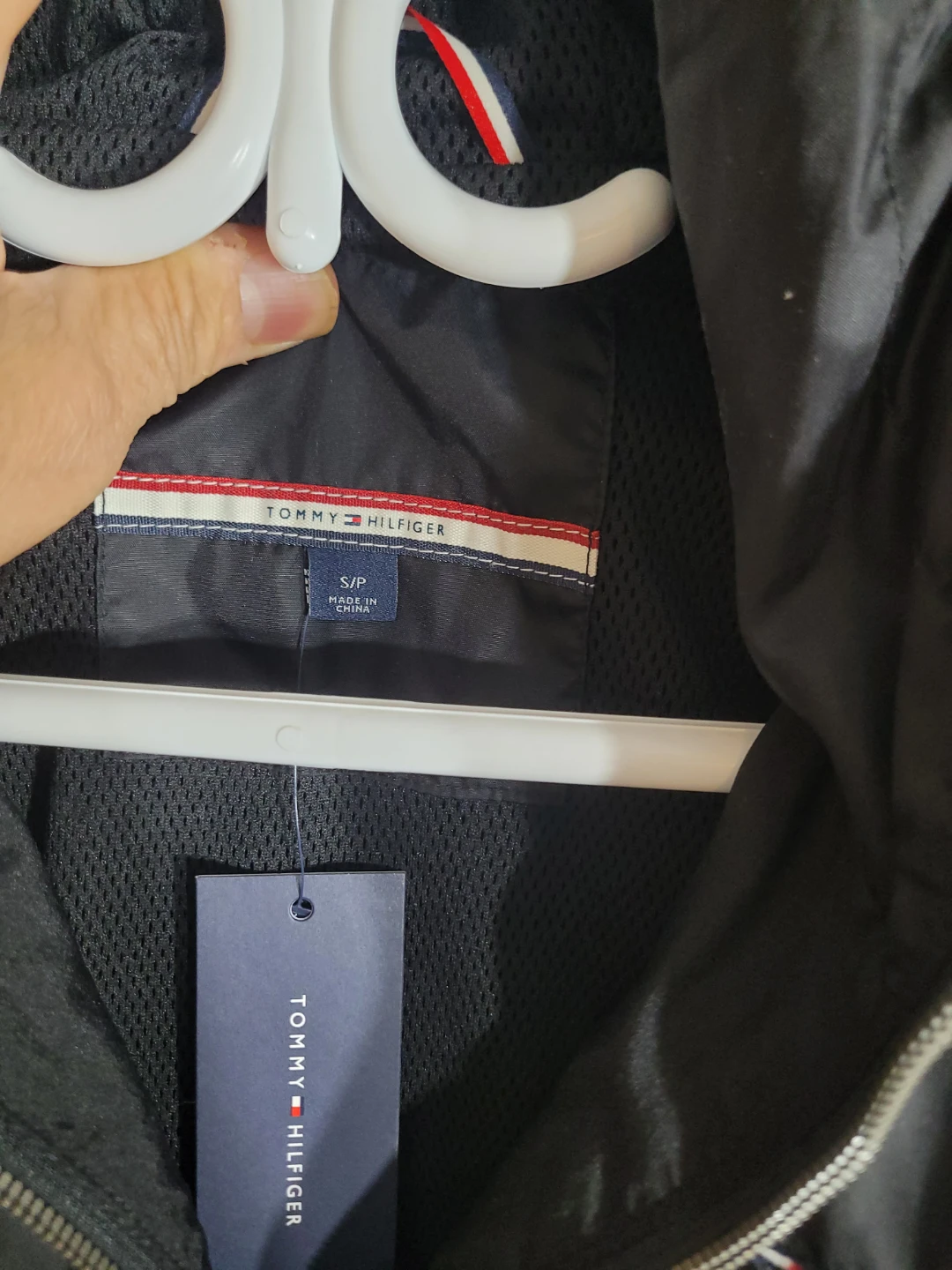 Tommy Hilfiger Black Lightweight Hooded Jacket - photo 4