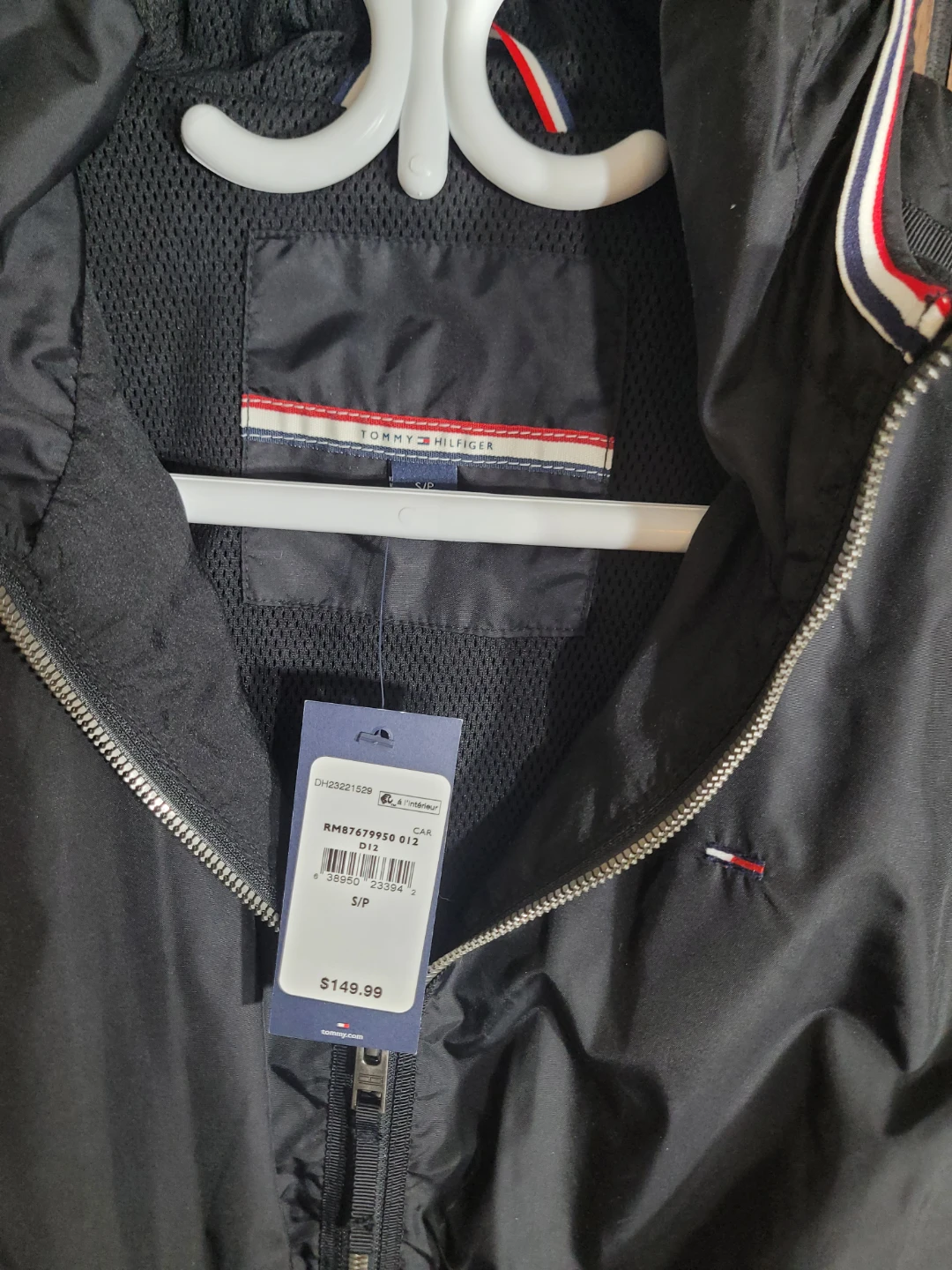 Tommy Hilfiger Black Lightweight Hooded Jacket - photo 5