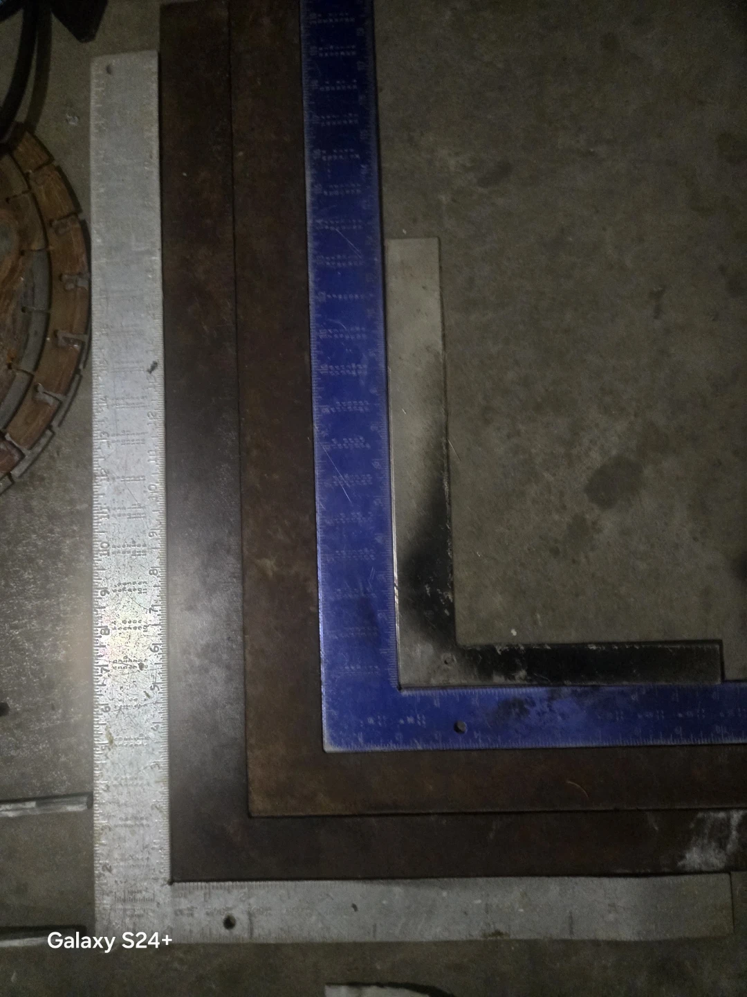 Johnson Combination Square and other measuring tools
