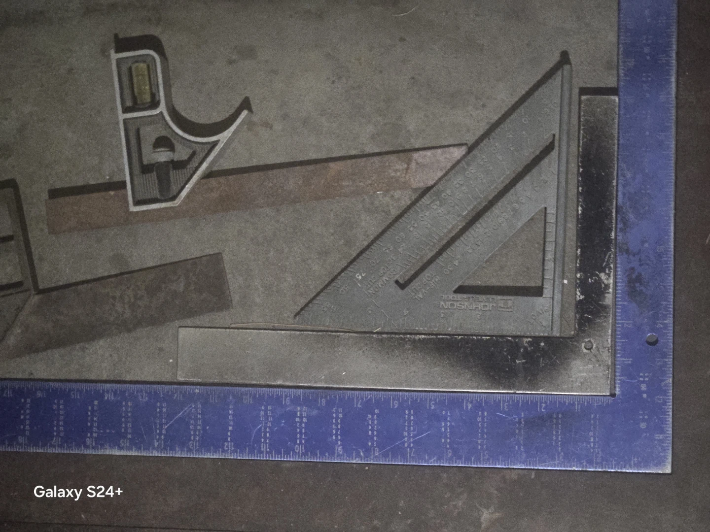 Johnson Combination Square and other measuring tools - photo 2