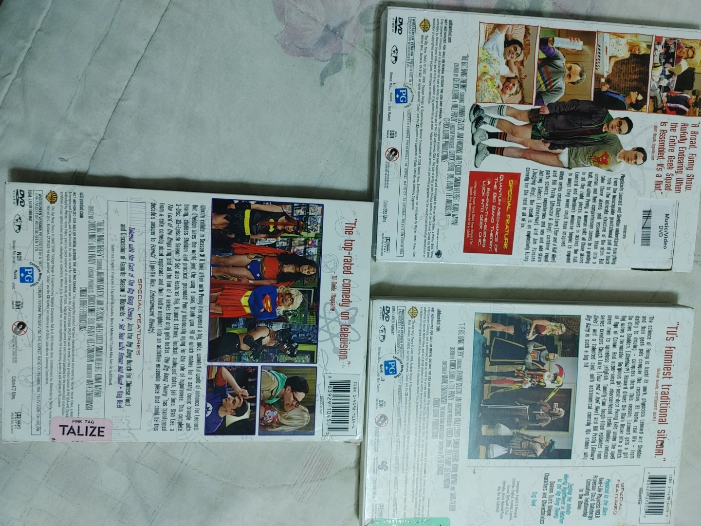 The Big Bang Theory Complete Seasons 1, 2 & 3 DVDs - photo 2