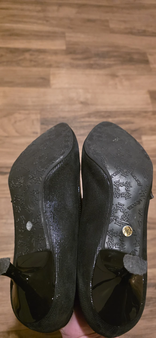 Ron White Black Heels Size 36 - photo 4