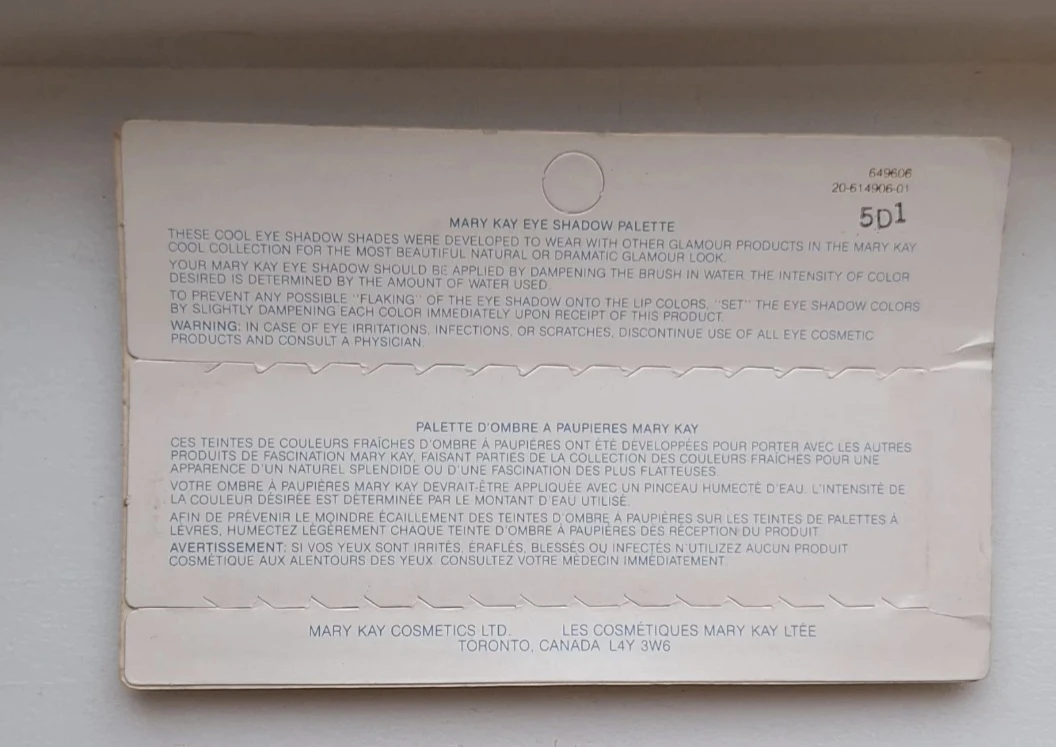 Vintage Mary Kay Cool Collection Eye Palette ⚽ - photo 2