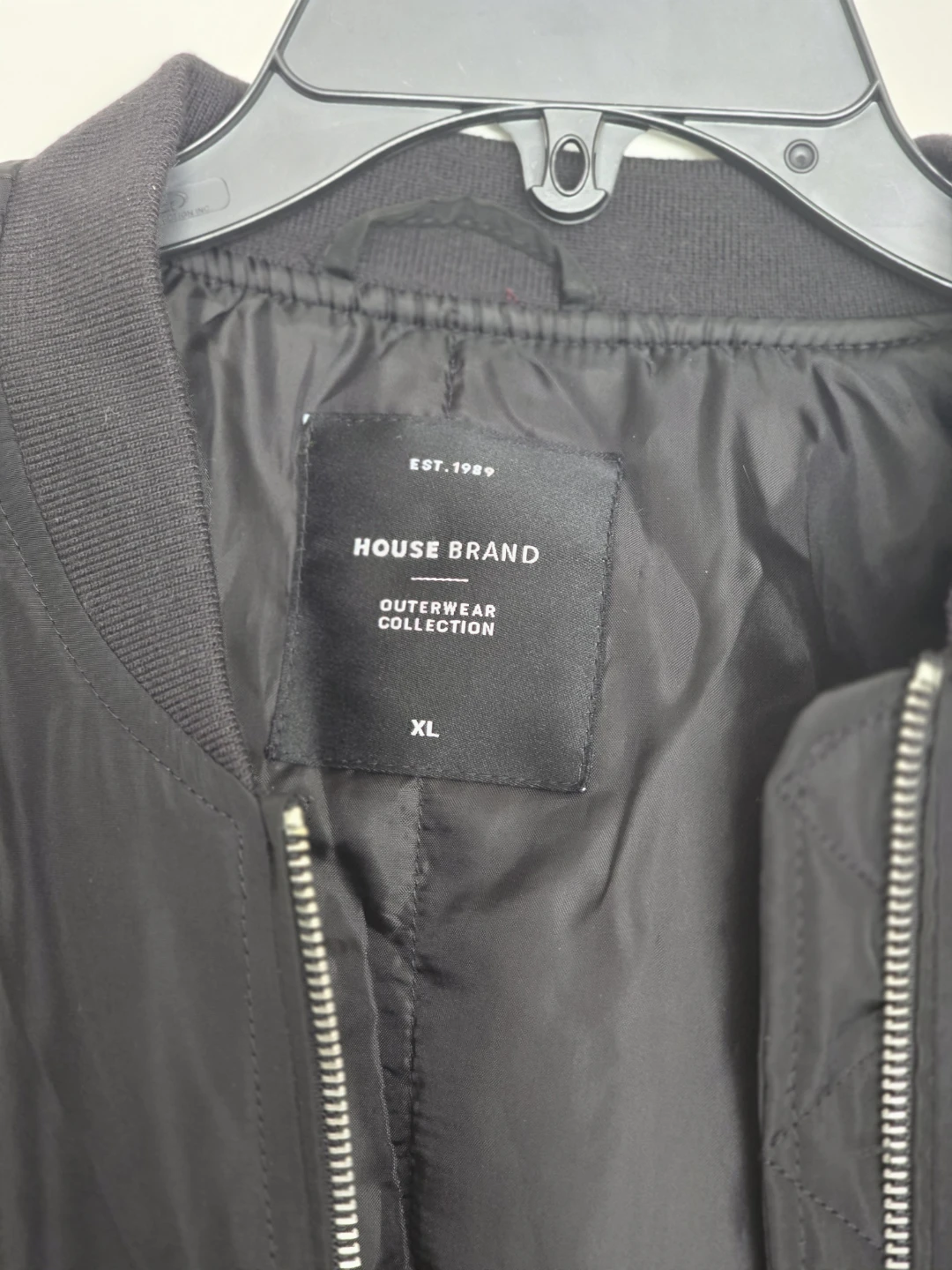 House Brand Black Bomber Jacket XL - photo 2