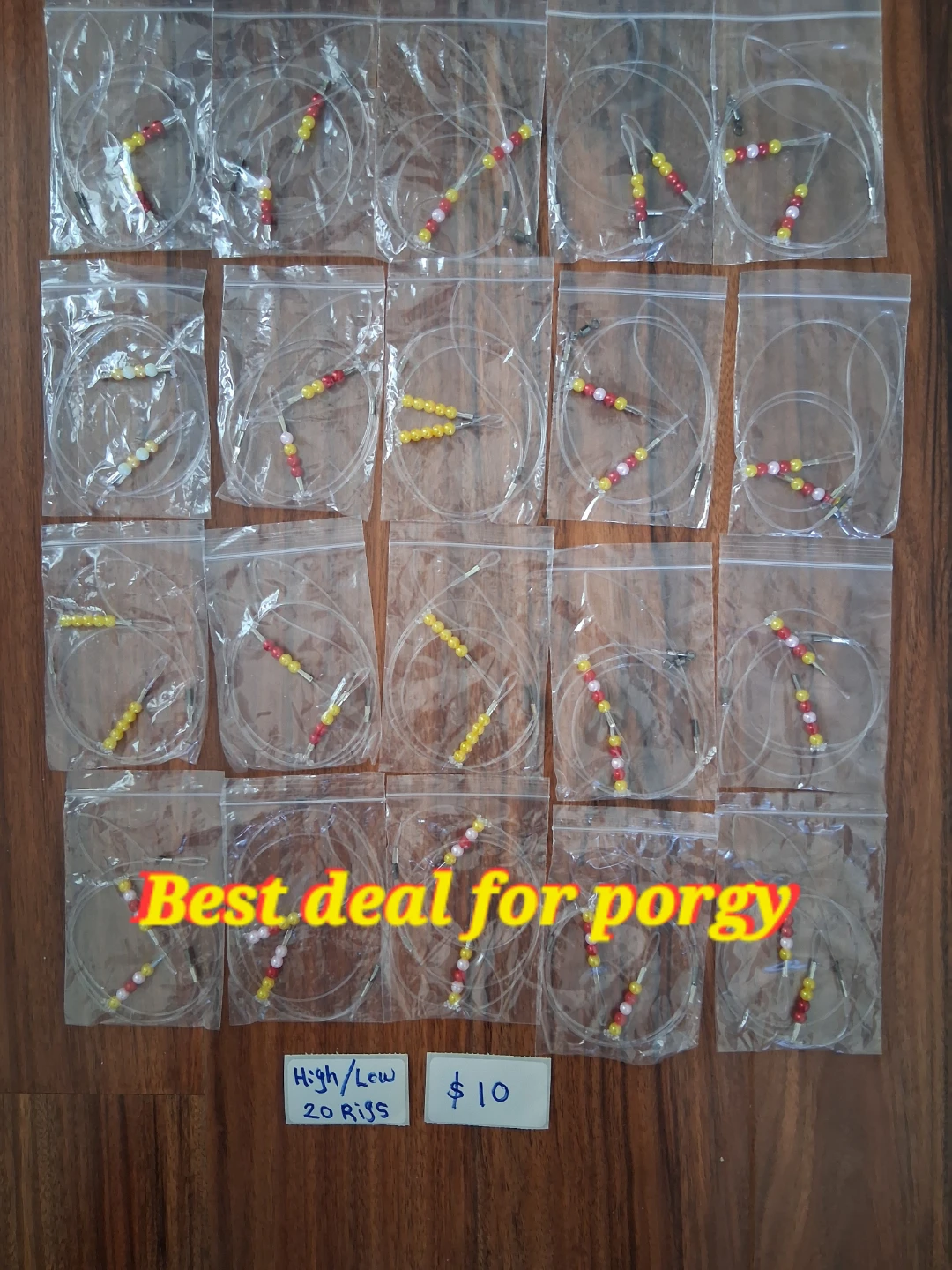 20 High/Low Fishing Rigs
