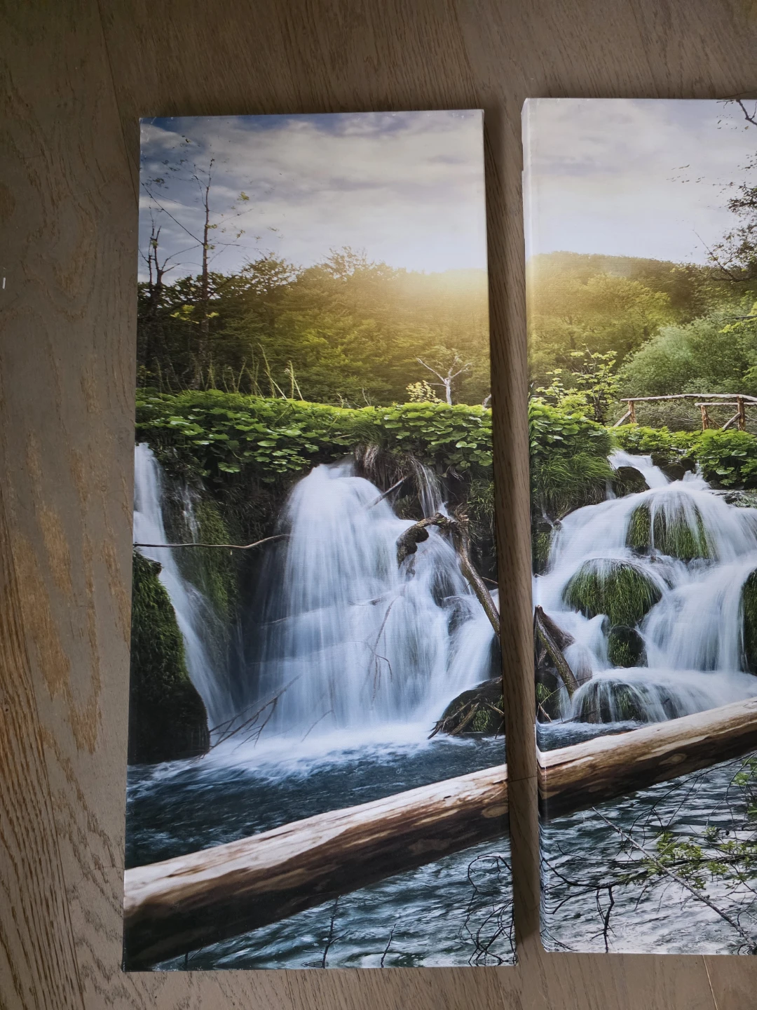 Set of 4 Waterfall Landscape Canvas Prints - photo 5