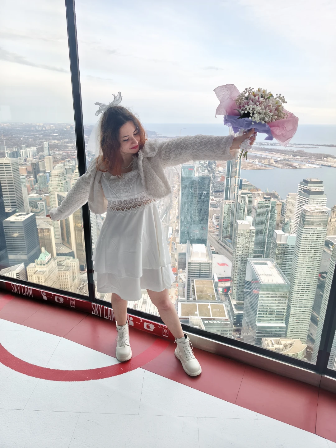 Summer White Dress + veil + pearls crown - photo 2